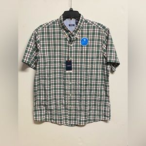 NWT Izod Cool FX Button Down Short Sleeve Shirt SZ XL
